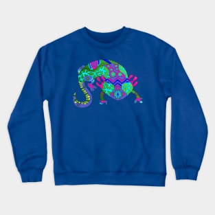 axolotl in magical swamp ecopop Crewneck Sweatshirt